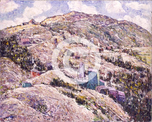 Gold Mining, Cripple Creek, 1929. Creator: Ernest Lawson.