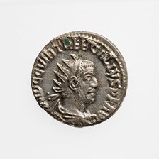 Antoninianus of Trebonianus Gallus, A.D. 251-253. Creator: Unknown.