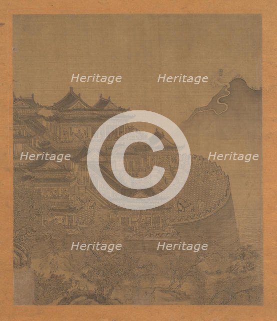 The Immortal Lü Dongbin Appearing over the Yueyang Pavilion, 15th-16th century. Creator: Unknown.