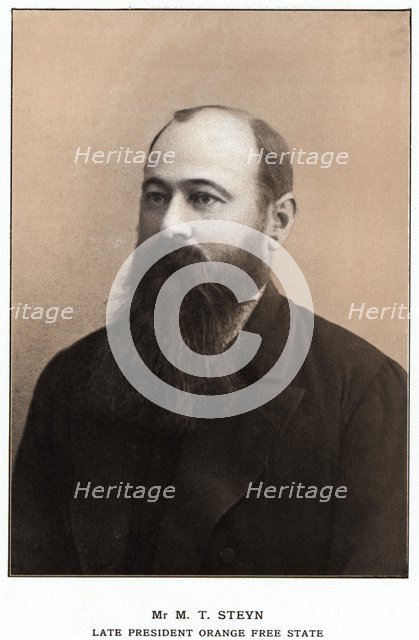 Martinus Theunis Steyn, South African statesman c1900. Artist: Anon
