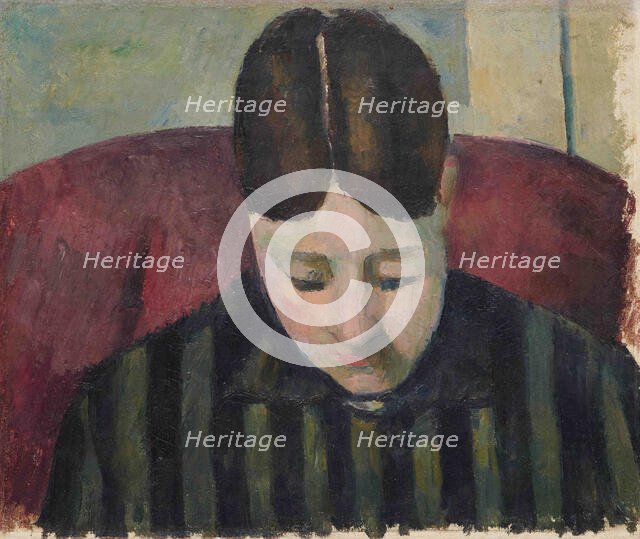 Portrait of Madame Cézanne, c1877. Creator: Cézanne, Paul (1839-1906).