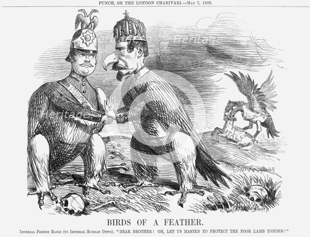 'Birds of a Feather', 1859. Artist: Unknown