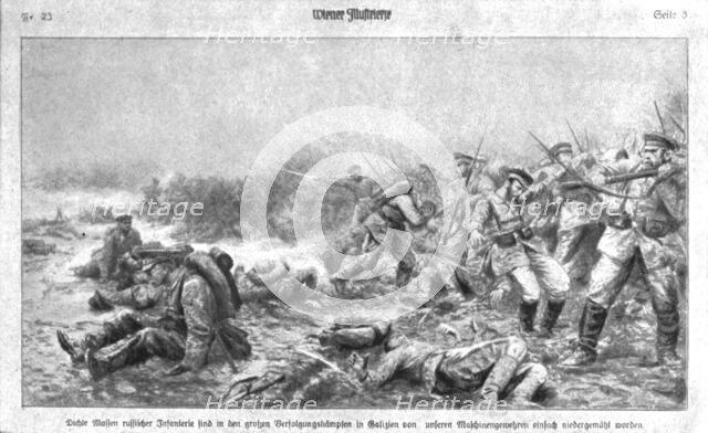 'L'Art de la Retouche; La composition de "L' Illustration" remaniee par la "Wiener..., 1915. Creator: Unknown.