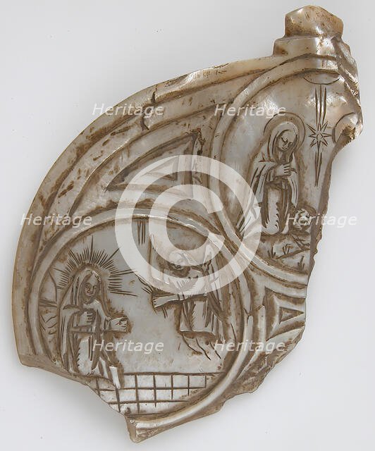 Shell Fragment, German, 16th century. Creator: Unknown.
