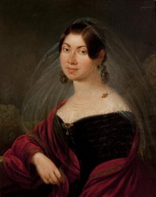 Portrait of Teresa Zebrawska née Hanowicz, 1838. Creator: Franciszek Ksawery Lampi.