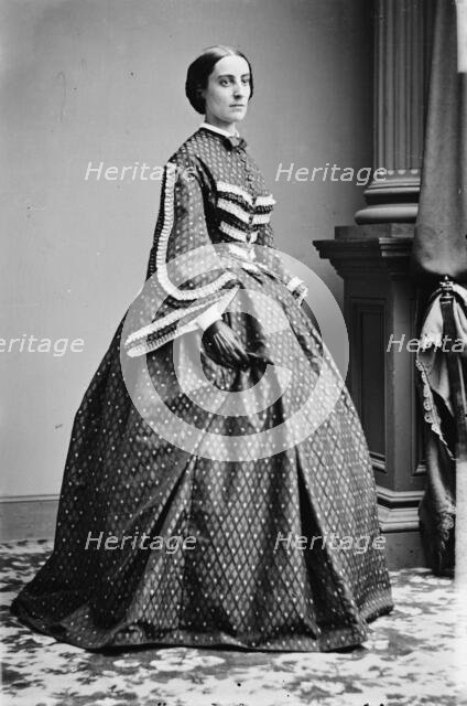 Mrs. Henry Wager Halleck, between 1855 and 1865. Creator: Unknown.