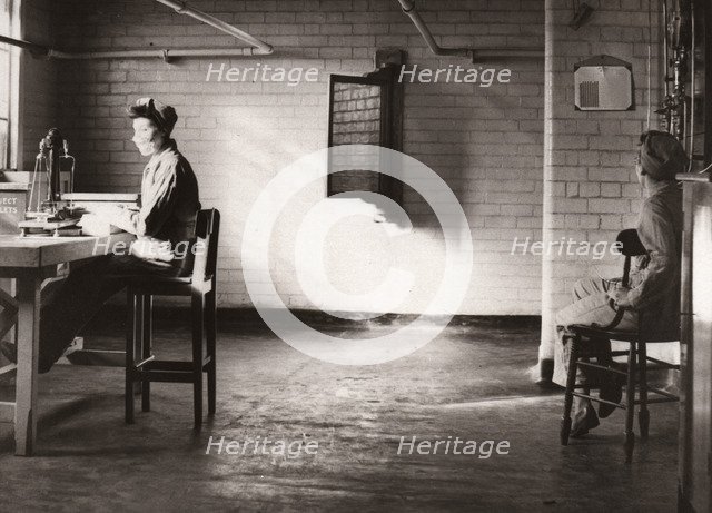 Munitions work, County Industries, York, Yorkshire, 1943. Artist: Unknown