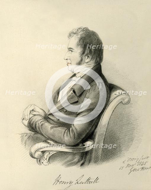'Henry Luttrell', 1845. Creator: Alfred d'Orsay.