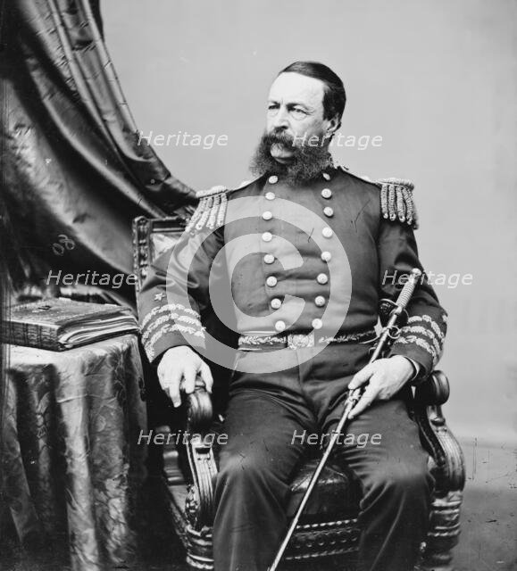 Admiral David Dixon Porter, US Navy, between 1860 and 1875. Creator: Unknown.