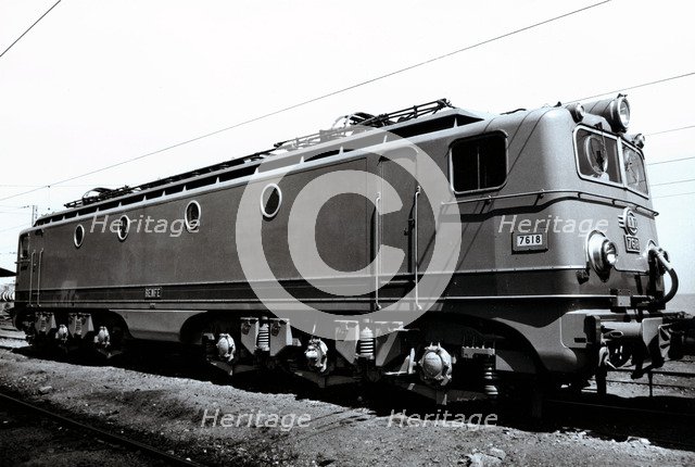 Alstrhom electric locomotive.