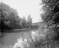 Ableman's Narrows, railroad crossing, c1898. Creator: Unknown.