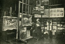 'Monsieur Detaille in his Studio', 1900.  Creator: Unknown.