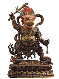 Death god Yama, 16th century. Creator: Chinese Master.
