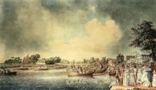 'A Rowing Match at Richmond', 1793, (1942).  Creator: Robert Clevely.