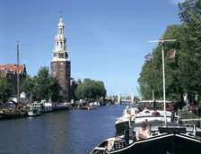 Oude Schans and Montelbaanstoren, Amsterdam, Netherlands