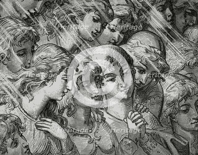 The Divine Comedy, (1307-1321): The Paradise, 1888.  Creator: Jean Edouard Dargent.