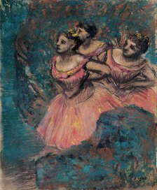 Three Dancers in Red, 1896.
