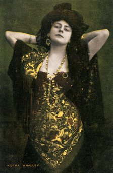 Norma Whalley, Australian actress, early 20th century.Artist: Miller and Lang