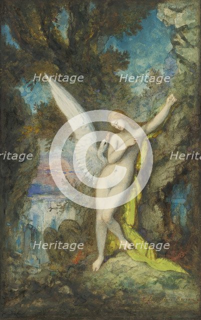 Leda and the Swan. Artist: Moreau, Gustave (1826-1898)