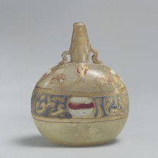 Sprinkler Bottle with Fesse Emblem, Egypt, late 13th-early 14th century. Creator: Unknown.