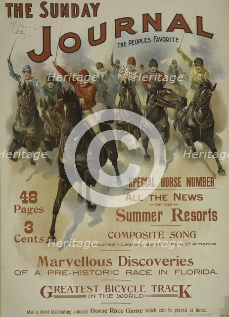 The Sunday journal. June '96, c1893 - 1897. Creator: Unknown.