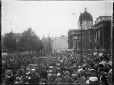 Trafalgar Square, St James, Westminster, City of Westminster, London, 1919. Creator: Katherine Jean Macfee.