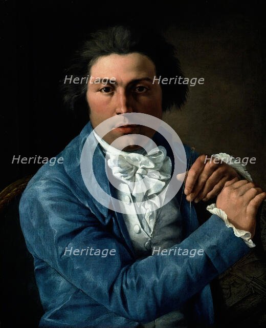 Portrait of the Architect Giuseppe Valadier, c. 1795. Creator: Pietro Labruzzi.