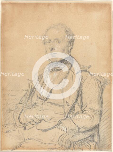 Victor-Auguste de Saint-Rémy, c. 1850. Creator: Theodore Chasseriau.