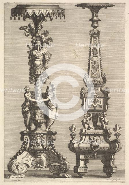 Two Torchères, 1692. Creator: Juan Dolivar.