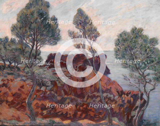 Agay - Les Roches Rouges, 1907. Creator: Armand Guillaumin.