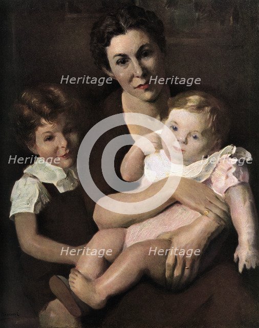 'Maternity', 1938.Artist: Paul Charvel
