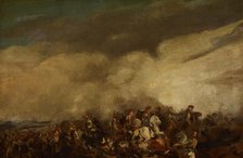 Battle, c1835. Creator: Piotr Michalowski.