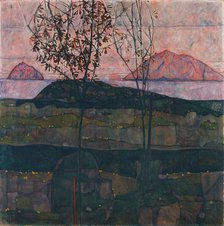 Setting Sun, 1913. Artist: Schiele, Egon (1890–1918)
