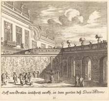 Garden, Duke d'Altems, 1681. Creator: Melchior Küsel.