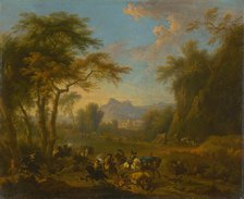 Horsemen attacking travellers, after 1700. Creator: Jan van Huchtenburgh.