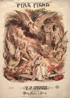 Fire Fiend - Sheet Music Cover. Creator: Winslow Homer (American, 1836-1910).