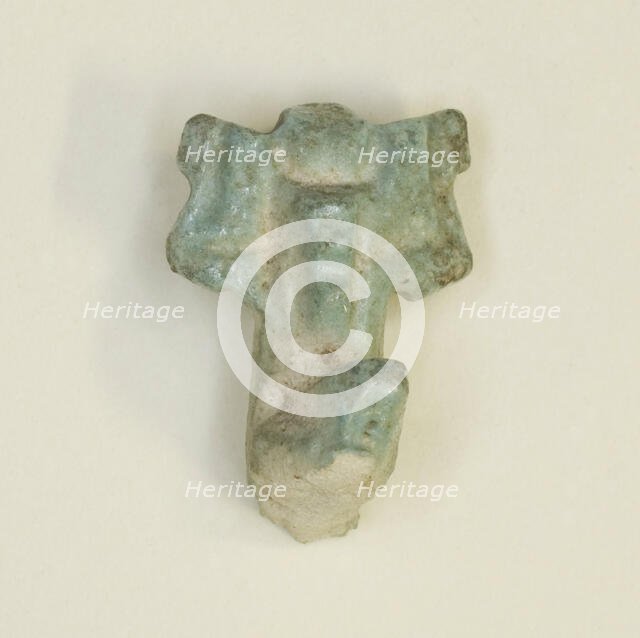 Amulet of the God Shu, Egypt, Third Intermediate Period, Dynasty 21-25 (1070-656 BCE). Creator: Unknown.