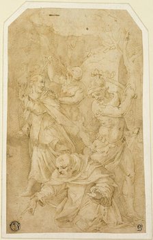 Study for the Death of Saint Peter Martyr, c. 1571. Creator: Unknown.