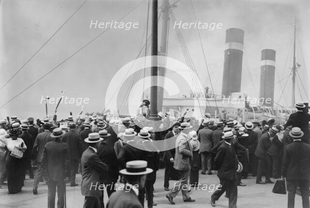 ST. PAUL sails, between c1910 and c1915. Creator: Bain News Service.