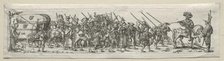 Soldiers on the March. Creator: Theodor de Bry (Flemish, 1528-1598).