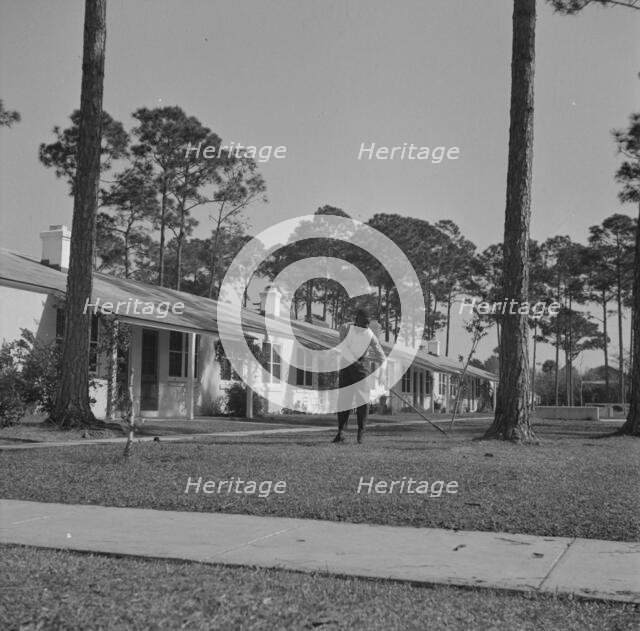 Low rent housing projects for Negroes near Bethune-Cookman College, Daytona Beach, Florida, 1943. Creator: Gordon Parks.