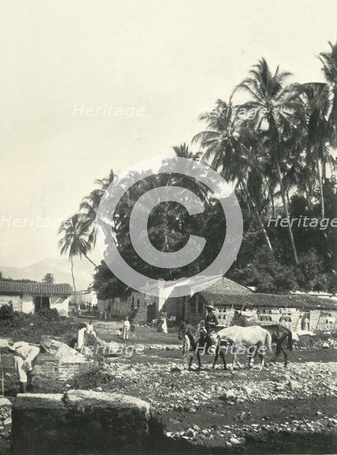 'Typical Village of the Pacific Coast Zone: State of Colima', 1919. Creator: Unknown.