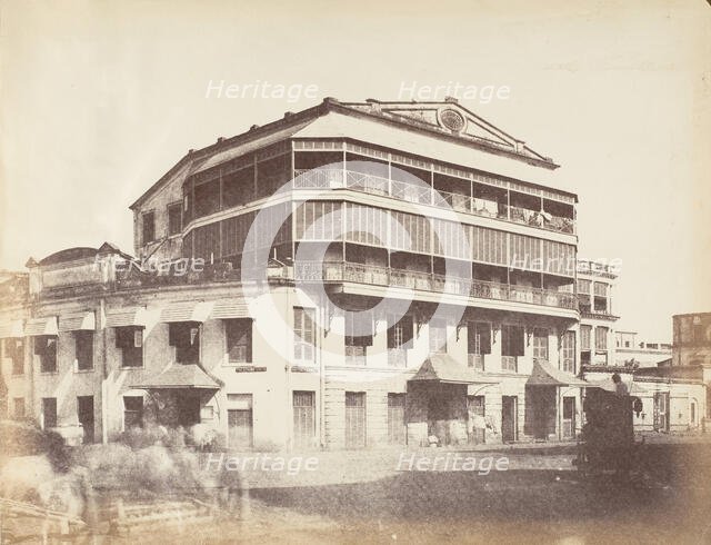 [Grindley and Company Building, Calcutta], 1850s. Creator: Captain R. B. Hill.
