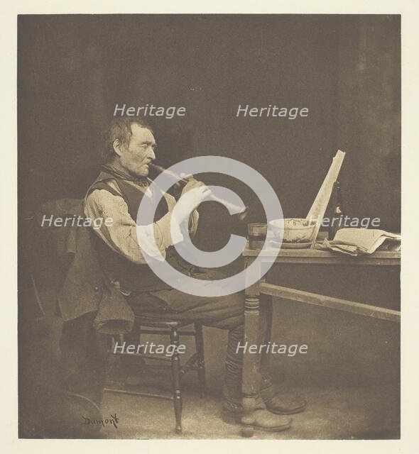 Clarionet Player, c. 1897. Creator: John E. Dumont.