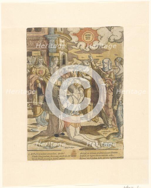 The return of the prodigal son, c.1540-c.1550. Creator: Cornelis Anthonisz.