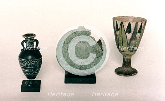 Various Egyptian Containers. Artist: Unknown