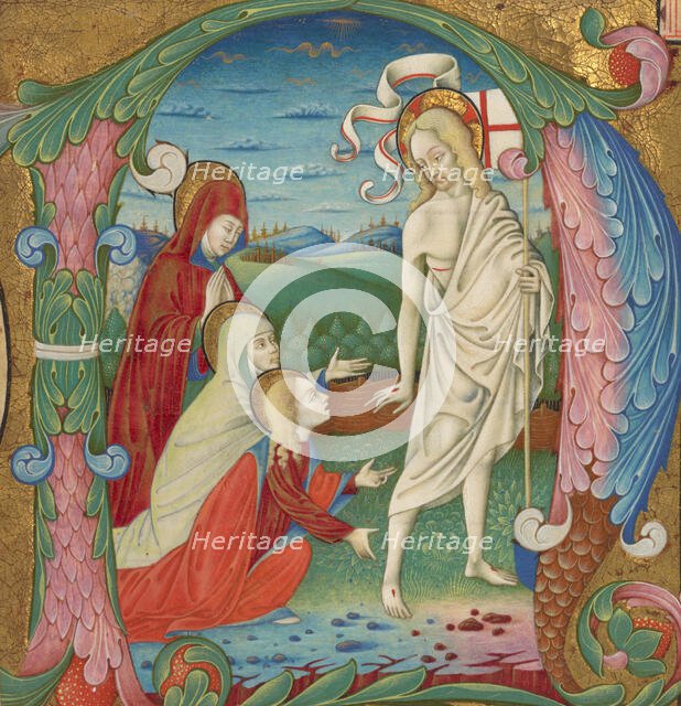 Cutting from an Antiphonal, about 1465. Creator: Bartolomeo Rigossi da Gallarate.