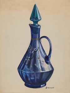 Cruet, c. 1937. Creator: Robert Stewart.