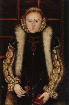 Portrait of Elizabeth I of England, c. 1560. Artist: English master  