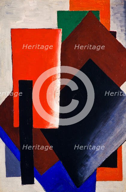 Architectonic Painting, 1916. Creator: Popova, Lyubov Sergeyevna (1889-1924).